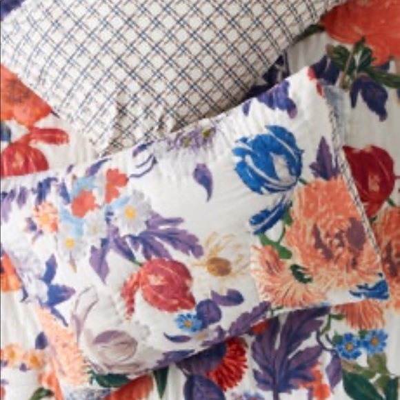 NWOT pair of Anthropologie GayaQueen Shams